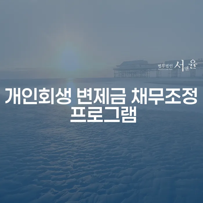 개인회생 변제금 채무조정 프로그램이 당신의 재정적 위기를 어떻게 해결할 수 있을까요?